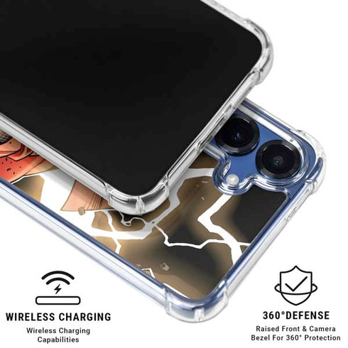 Marvel Thor Thor's Lightning Galaxy S25 Clear Case